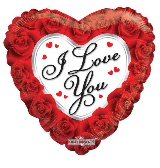 I love you classic roses Single Pack 18 inch - Lift balloons 