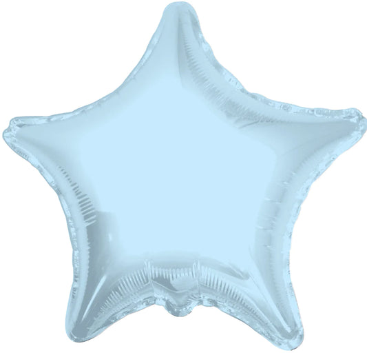 Star Light Blue Shaped 4" Flat 34076-04