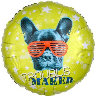 Trouble Maker Frenchie   17 inch - Lift balloons 