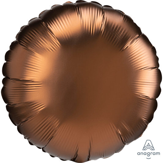 18" Satin Luxe Cocoa Circle - Lift balloons 