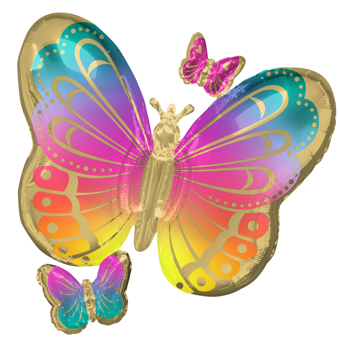 29" Colorful Butterflies