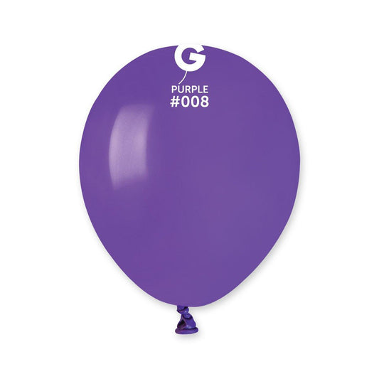 Solid Balloon Purple A50 - 008.  5 inch - Lift balloons 