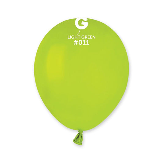 Solid Balloon Light Green A50-011   5 Inch - Lift balloons 