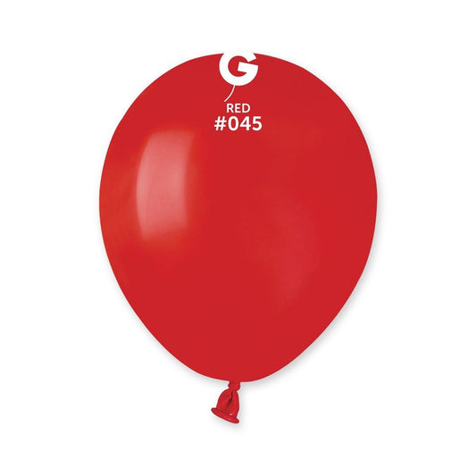 Solid Balloon Red A50 - 045  5 inch - Lift balloons 