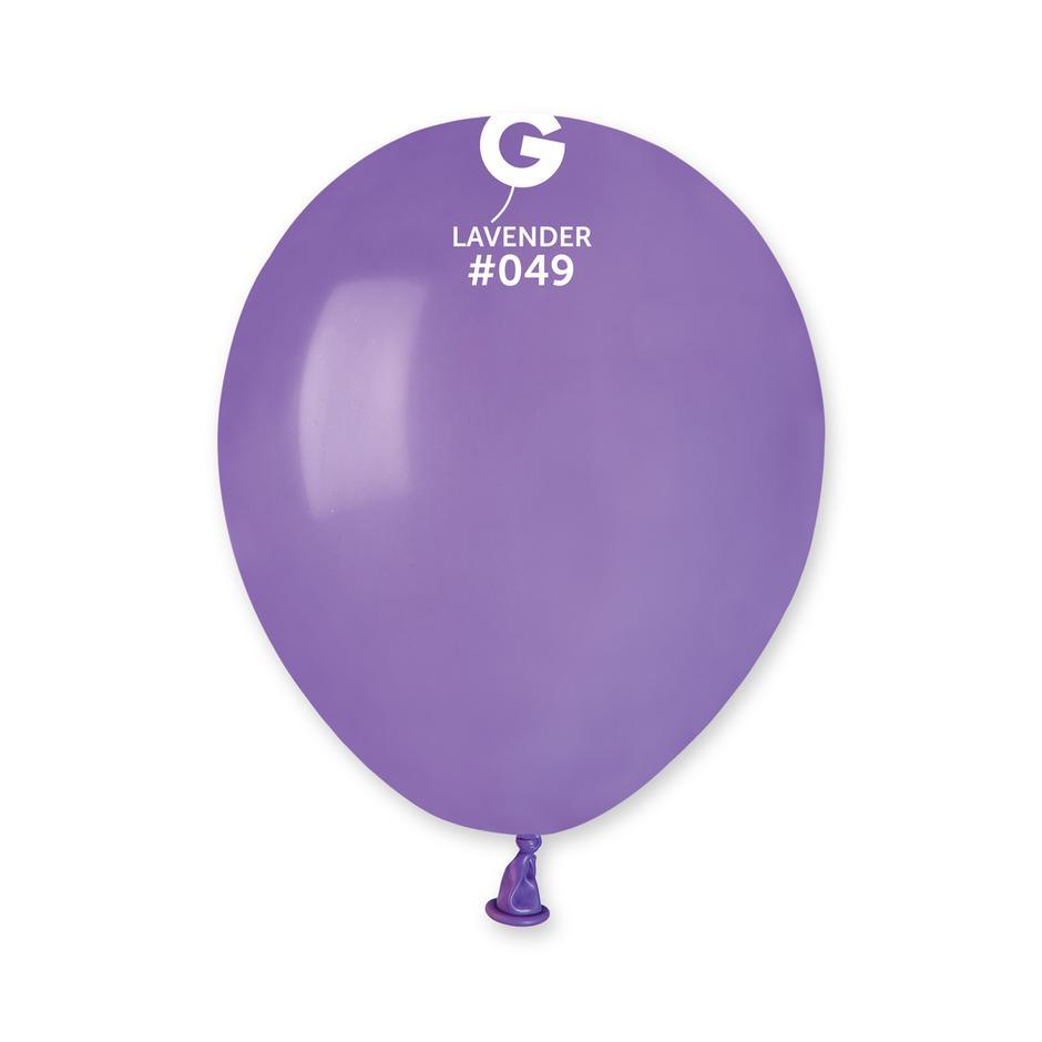 Solid Balloon Lavender A50-049  5 Inch - Lift balloons 