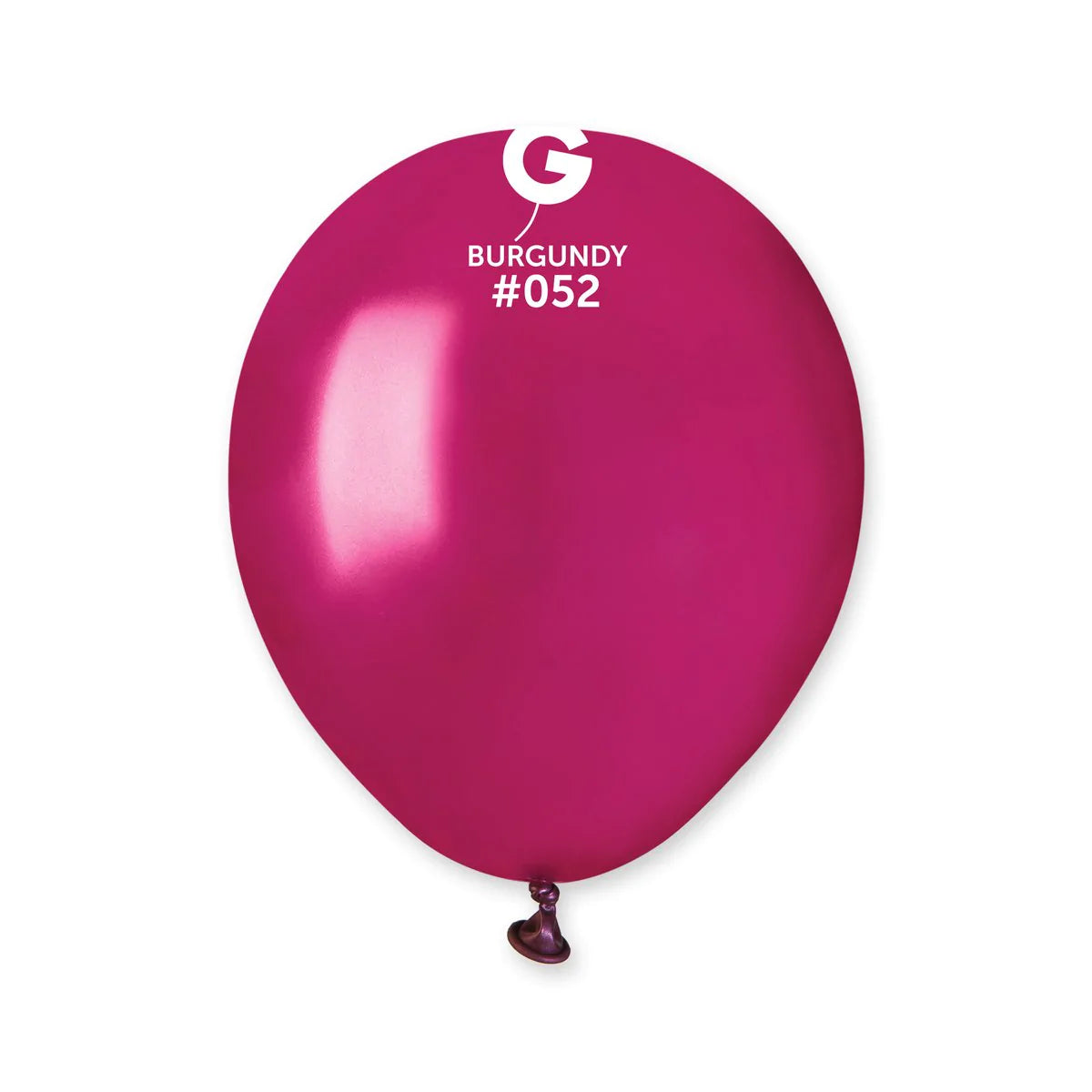 Metallic Balloon Burgundy AM50-052  5 Inch