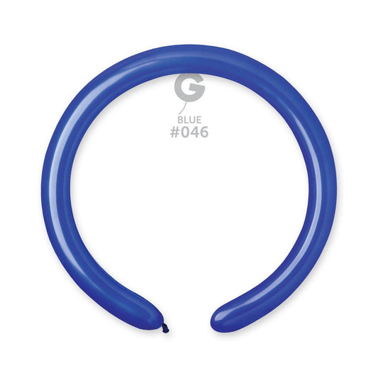 Solid Balloon Blue D4(260)-046  2 inch - Lift balloons 