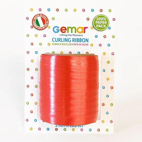 GEMAR Curling Ribbon Red 031607 - Lift balloons 