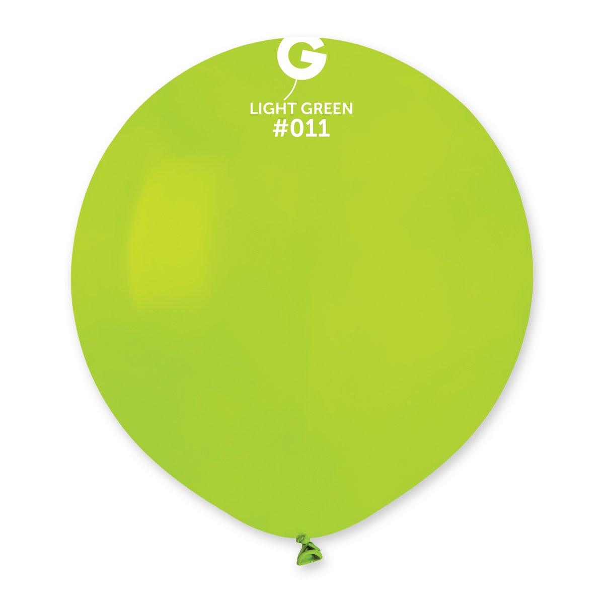 Solid Balloon Light Green G150-011   19 inch - Lift balloons 