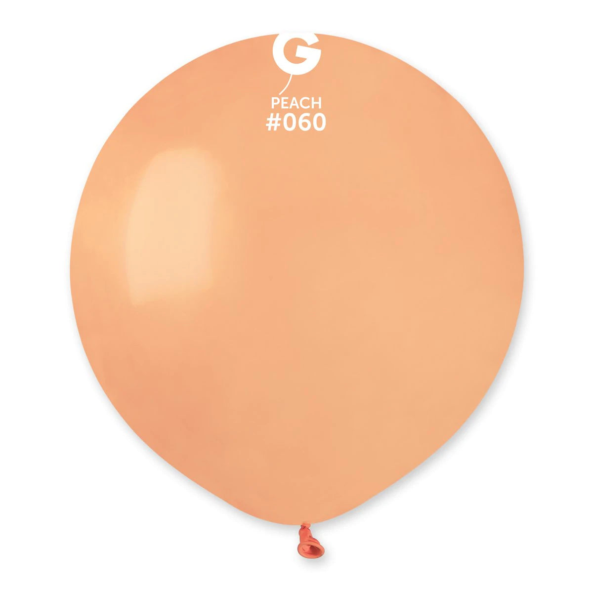 Solid Balloon Peach G150-060.  19 inch - Lift balloons 