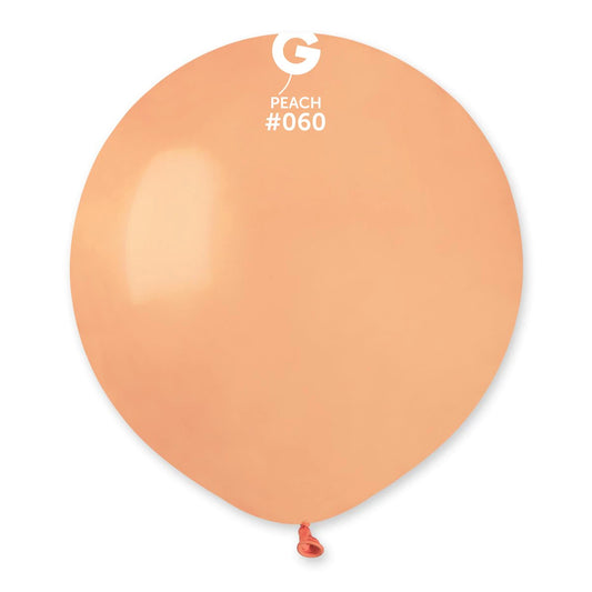 Solid Balloon Peach G150-060.  19 inch - Lift balloons 