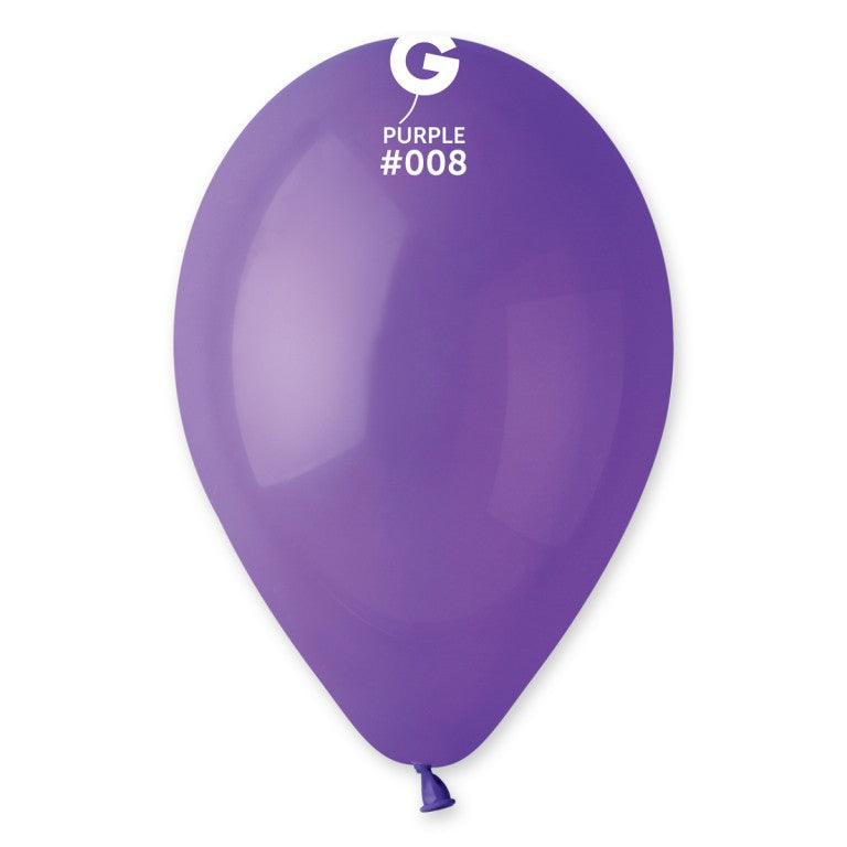 Solid Balloon Purple G110-008   12 inch - Lift balloons 