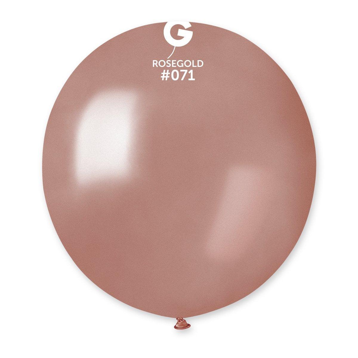 Metallic Balloon Rose Gold GM150-071   19 inch - Lift balloons 