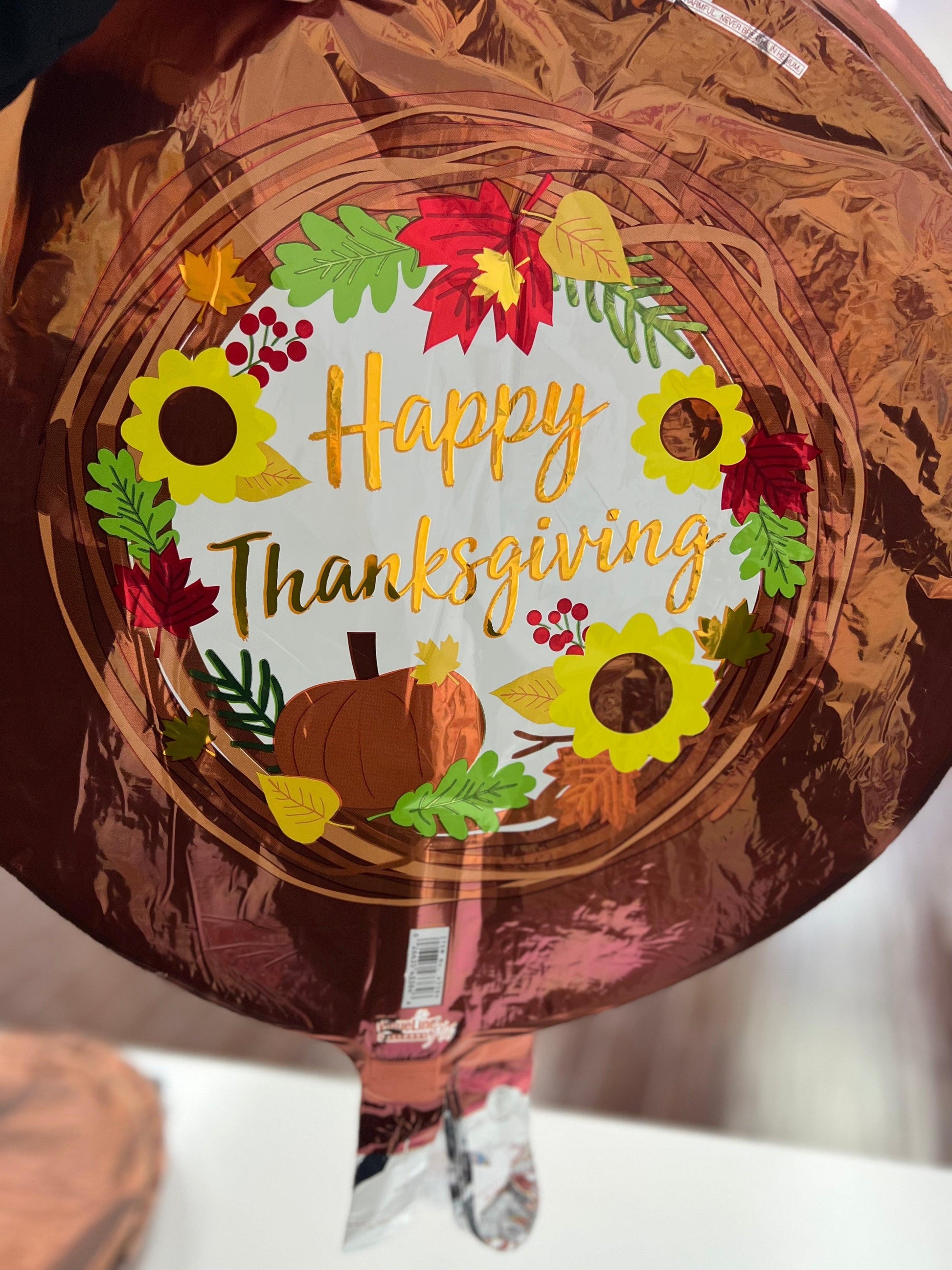 Happy Thanksgiving 18 inch - Lift balloons 