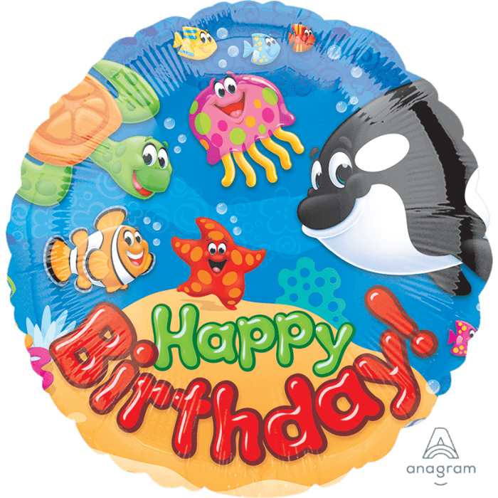 Trend Sea Buddies HBD  17 inch - Lift balloons 