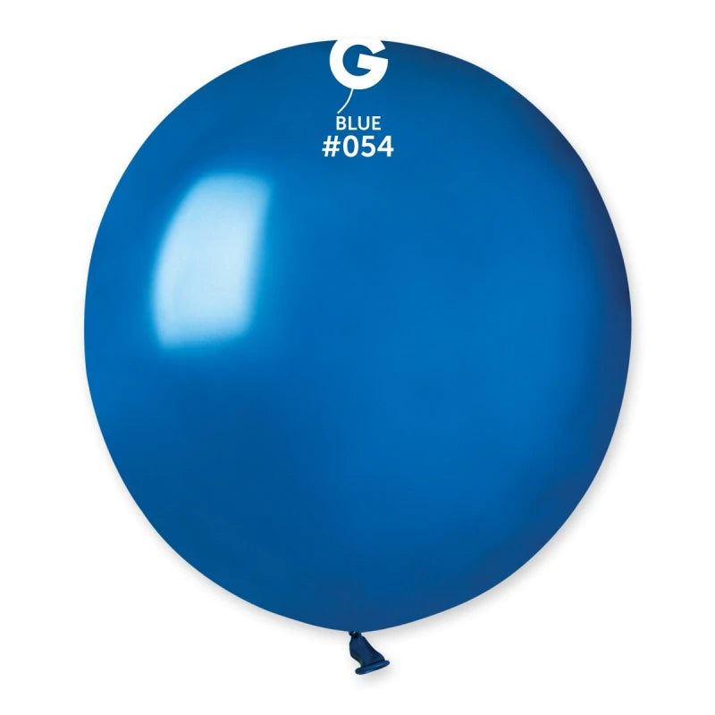 Metallic Balloon Blue GM150-054   19 inch - Lift balloons 