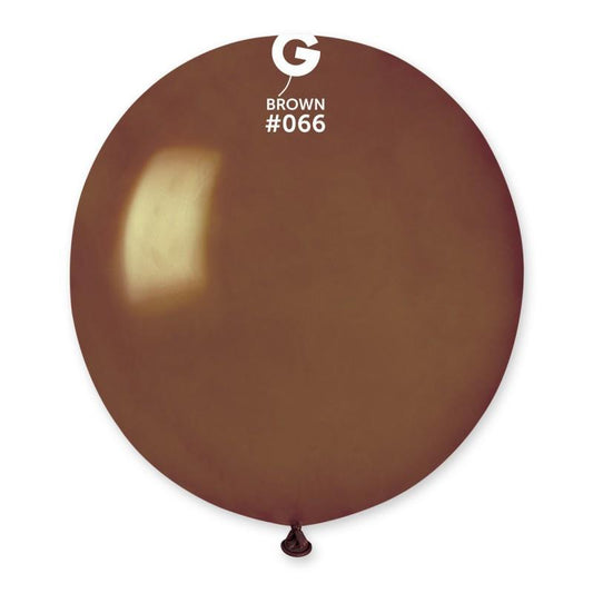 Metallic Balloon Brown GM150-066   19 inch - Lift balloons 