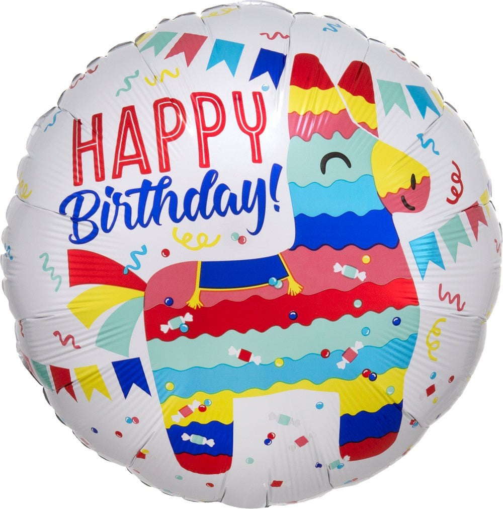 Happy Birthday Piñata Party 17" - (Single Pack). 3798501