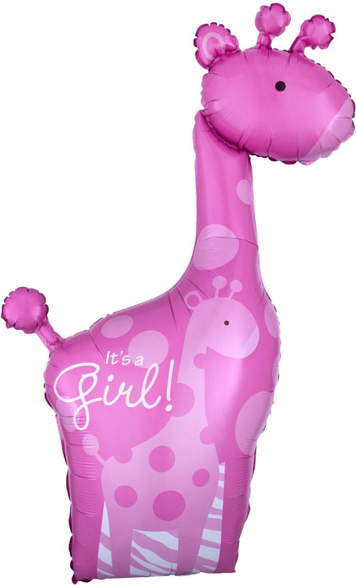 Safari Baby Girl Giraffe 25" x 42" - (Single Pack). 2518101