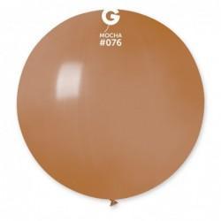 Solid Balloon Mocha G30-076    31 inch - Lift balloons 