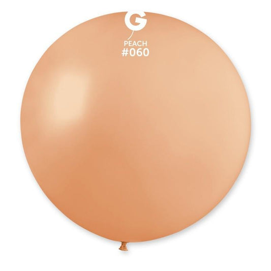 Solid Balloon Peach G30-060    31 Inch - Lift balloons 