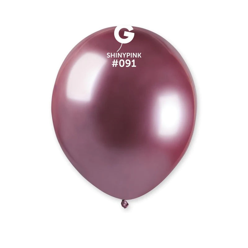 Shiny Pink Balloon AB50-091   5 Inch